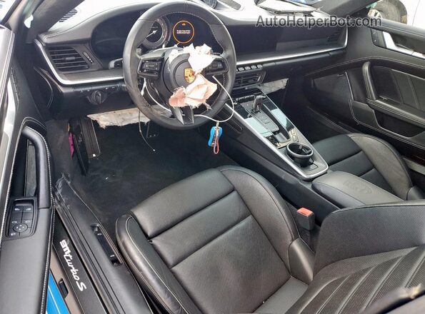 WP0AD2A92NS254256 2022 PORSCHE 911 Blue Dashboard view