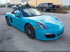 2016 Porsche Boxster Black Edition Blue vin: WP0CA2A80GS120874