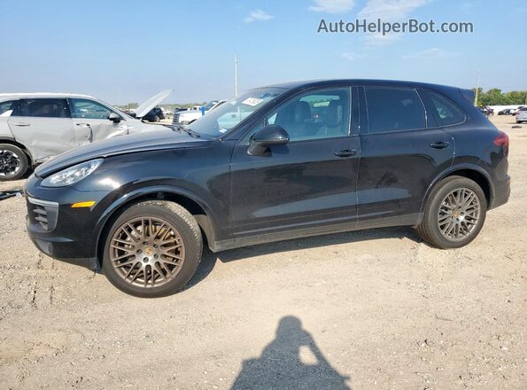 WP1AA2A20HKA83151 2017 PORSCHE CAYENNE Black Առջևի ձախ երեք քառորդ տեսարան