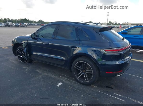 WP1AA2A5XMLB15862 2021 PORSCHE MACAN Синий Задняя левая четверть