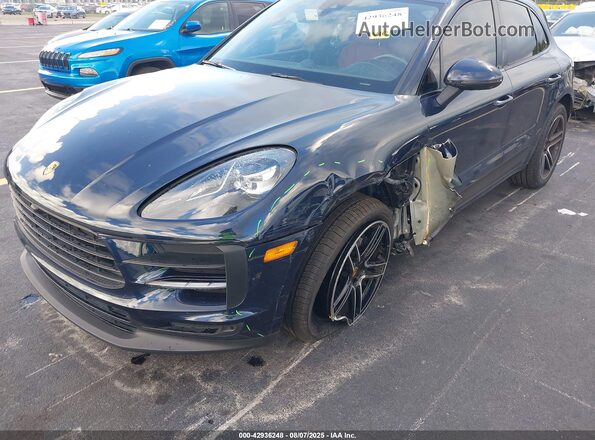 WP1AA2A5XMLB15862 2021 PORSCHE MACAN Синий Вид спереди