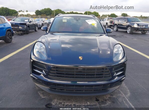 WP1AA2A5XMLB15862 2021 PORSCHE MACAN Синий Вид щитка приборов