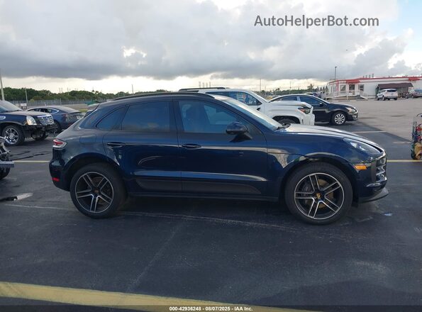 WP1AA2A5XMLB15862 2021 PORSCHE MACAN Синий Вид задней части салона
