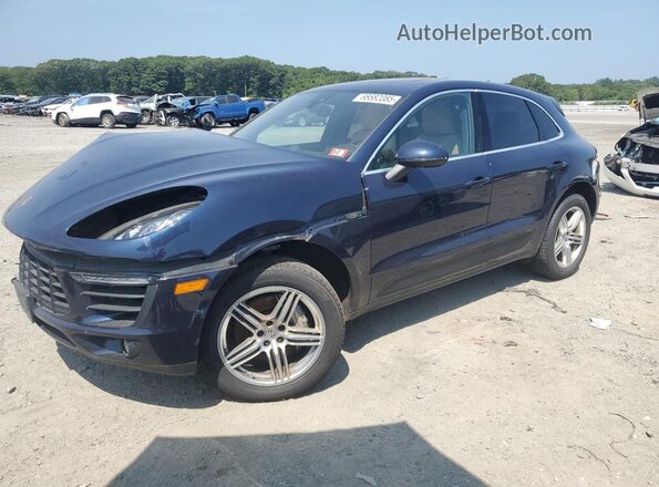 WP1AB2A58JLB36511 2018 PORSCHE MACAN Blue Przód lewy