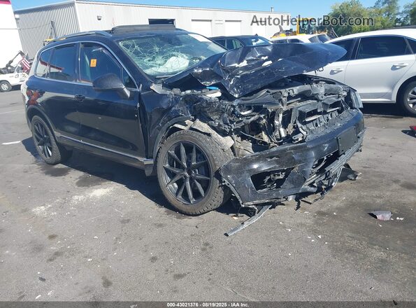 WVGEP9BP8GD000603 2016 VOLKSWAGEN TOUAREG Черный Передняя правая четверть