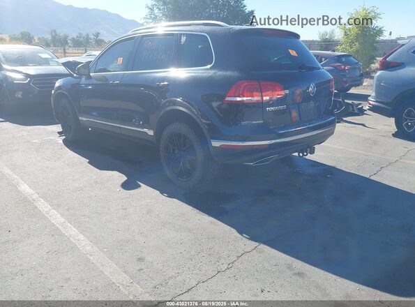 WVGEP9BP8GD000603 2016 VOLKSWAGEN TOUAREG Черный Задняя левая четверть