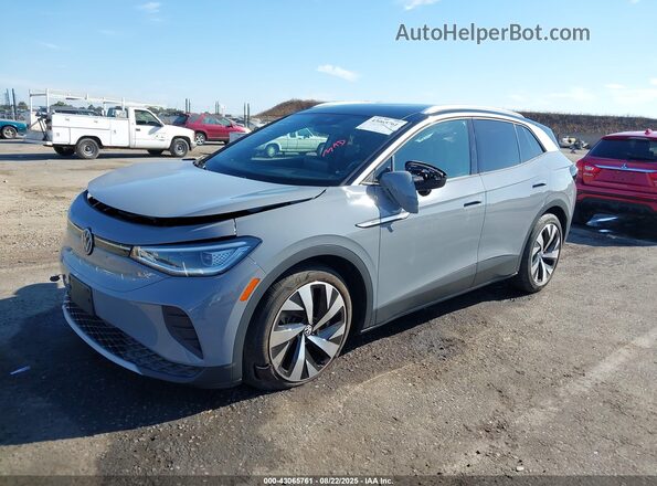 WVGKMPE25NP051326 2022 VOLKSWAGEN ID.4 Gray Առջևի ձախ երեք քառորդ տեսարան