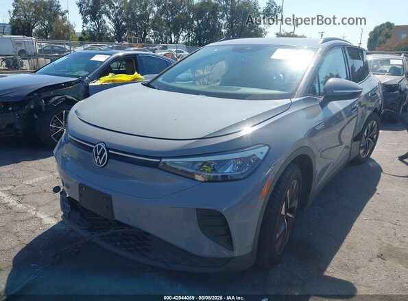 WVGRMPE25MP056538 2021 VOLKSWAGEN ID.4 Серый Передняя левая четверть