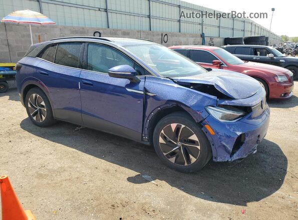 WVGTMPE24MP062420 2021 VOLKSWAGEN ID.4 Blue Przód prawy