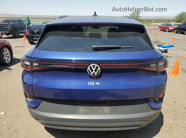 WVGTMPE24MP062420 2021 VOLKSWAGEN ID.4 Blue Widok z tyłu