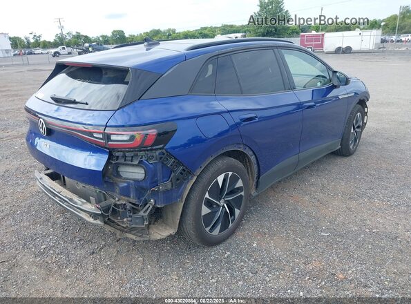 WVGTMPE27MP048026 2021 VOLKSWAGEN ID.4 Blue Задня права чверть