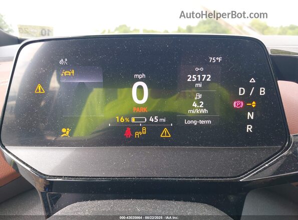 WVGTMPE27MP048026 2021 VOLKSWAGEN ID.4 Blue Вид задніх сидінь