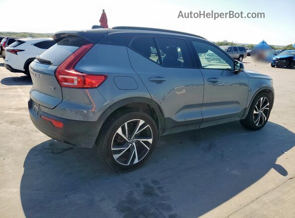 YV4162UM0M2450167 2021 VOLVO XC40 Синий Задняя правая четверть