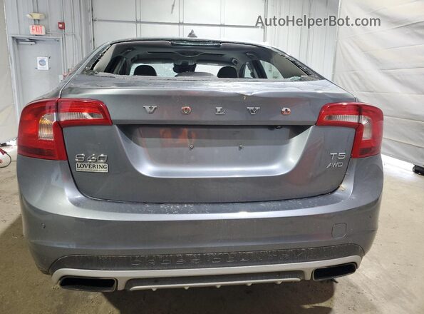 YV4612UM8G2000243 2016 VOLVO S60 Gray Widok z tyłu