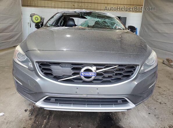 YV4612UM8G2000243 2016 VOLVO S60 Gray Widok z przodu