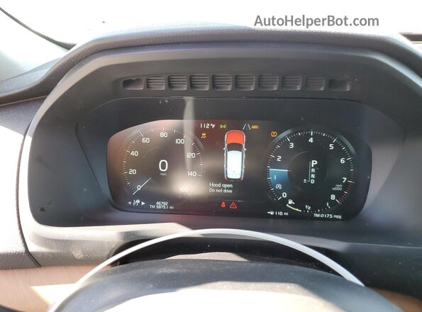 YV4A221K6M1734391 2021 VOLVO XC90 Gray Սարքավորումների վահանակի տեսք