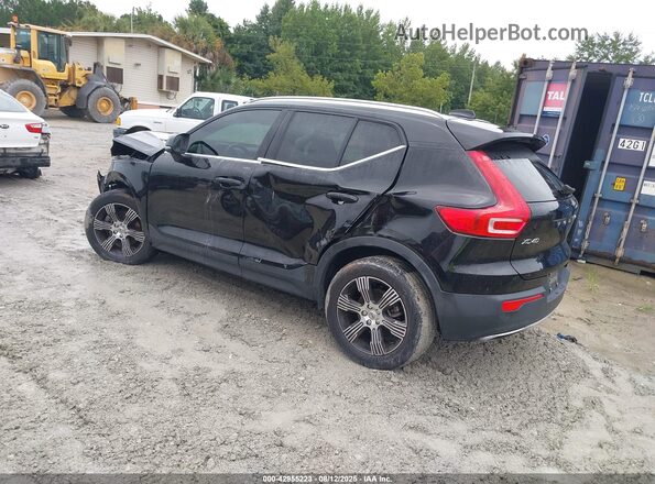 YV4AC2HL1L2275047 2020 VOLVO XC40 Black Задня ліва чверть