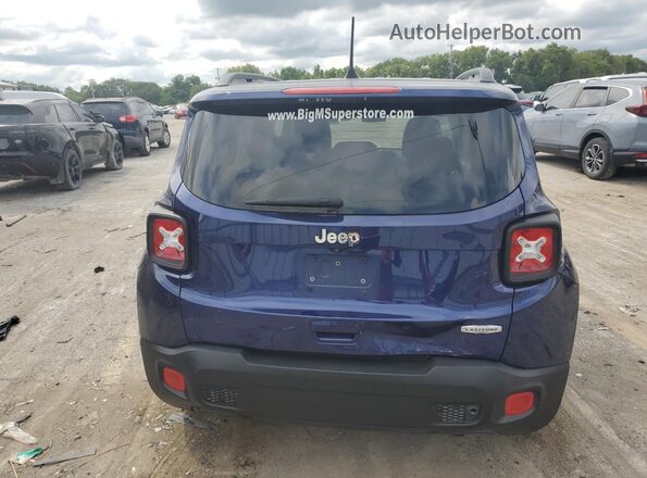 ZACCJABB0JPH16794 2018 JEEP RENEGADE Синий Вид сзади