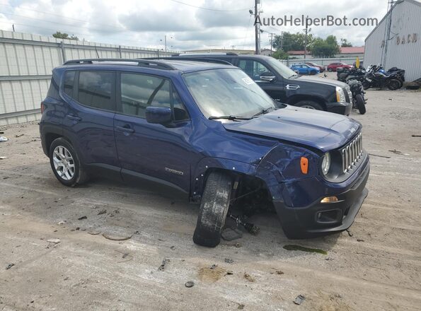 ZACCJABB0JPH16794 2018 JEEP RENEGADE Синий Передняя правая четверть