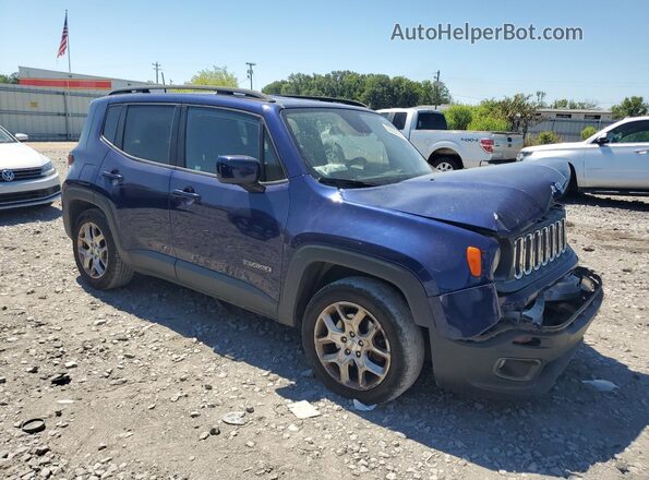 ZACCJABB0JPH83363 2018 JEEP RENEGADE Blue Delantero derecho