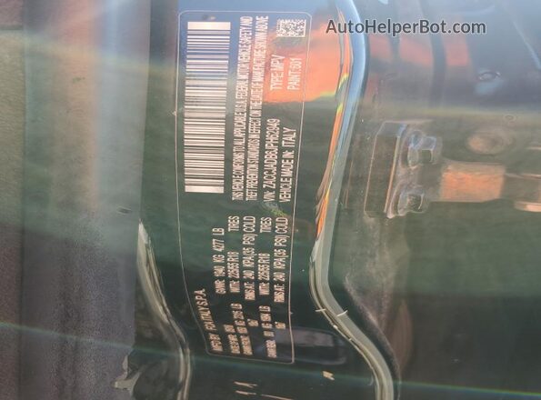 ZACCJADB6JPH62949 2018 JEEP RENEGADE Черный Вид наклейки с VIN-кодом