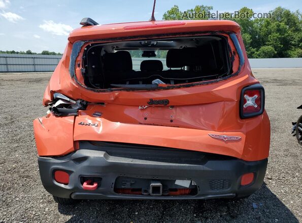 ZACCJBCBXHPE64289 2017 JEEP RENEGADE Orange Rear view