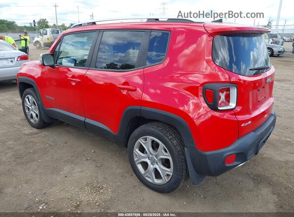 ZACCJBDB6JPH76002 2018 JEEP RENEGADE Red Հետևի ձախ