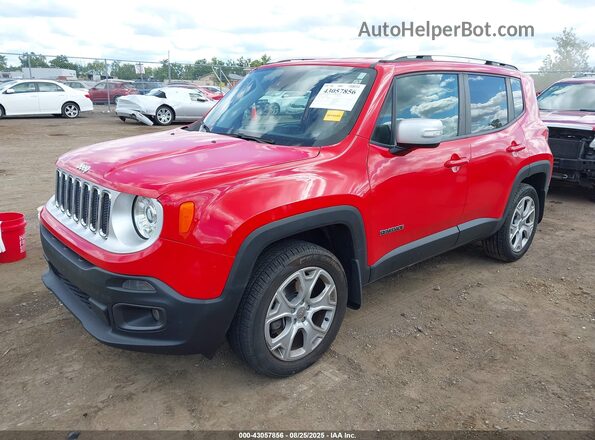 ZACCJBDB6JPH76002 2018 JEEP RENEGADE Red Առջևի ձախ երեք քառորդ տեսարան