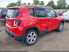 2018 Jeep Renegade Limited 4x4 Red vin: ZACCJBDB6JPH76002