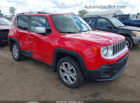 ZACCJBDB6JPH76002 2018 JEEP RENEGADE Red Առջևի աջ