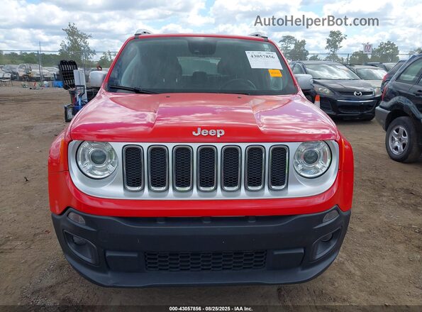 ZACCJBDB6JPH76002 2018 JEEP RENEGADE Red Սարքավորումների վահանակի տեսք