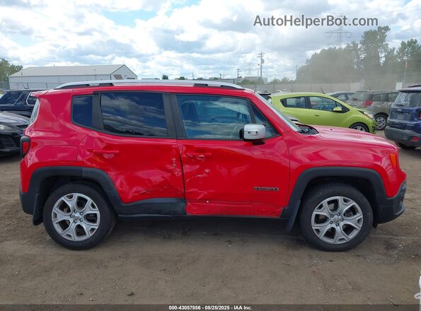 ZACCJBDB6JPH76002 2018 JEEP RENEGADE Red Սալոնի հետևի տեսք