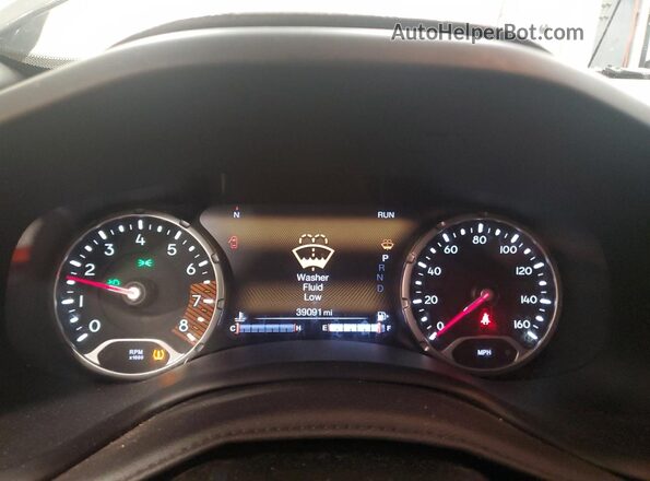 ZACNJDC11MPM38084 2021 JEEP RENEGADE Gray ხელსაწყოთა პანელის ხედი