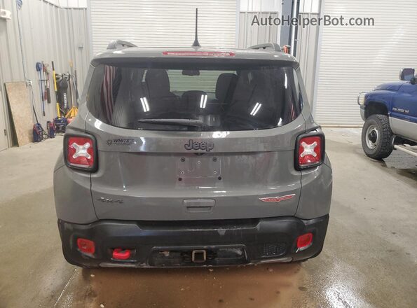 ZACNJDC11MPM38084 2021 JEEP RENEGADE Gray უკანა ხედი