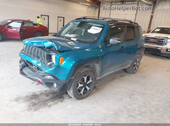 ZACNJDC13MPM92521 2021 JEEP RENEGADE Teal Przód lewy