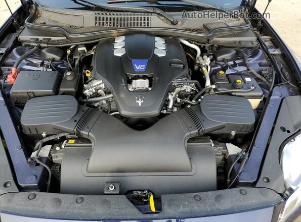 ZAM56RRA7G1185992 2016 MASERATI QUATTROPOR Blue უკანა სალონის ხედი