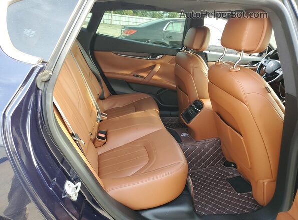 ZAM56RRA7G1185992 2016 MASERATI QUATTROPOR Blue უკანა სავარძლების ხედი