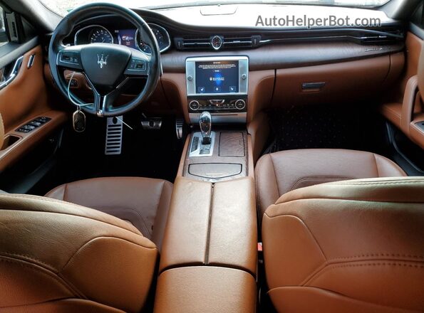ZAM56RRA7G1185992 2016 MASERATI QUATTROPOR Blue წინა პანელის ხედი