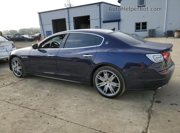 ZAM56RRA7G1185992 2016 MASERATI QUATTROPOR Blue უკანა მარცხენა