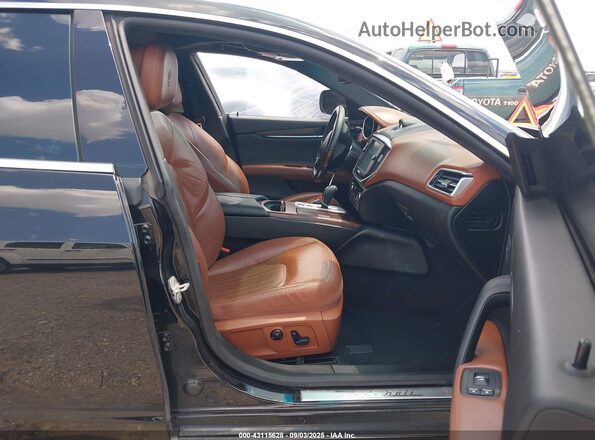 ZAM57RSA7G1171288 2016 MASERATI GHIBLI Черный Вид салона спереди