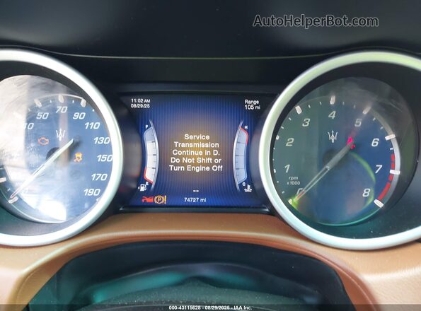 ZAM57RSA7G1171288 2016 MASERATI GHIBLI Черный Вид задних сидений