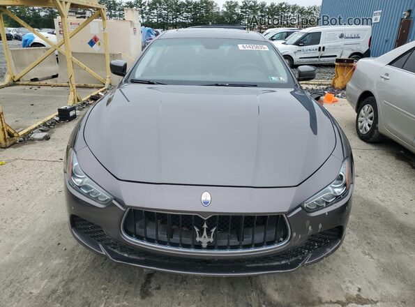 ZAM57RTA1G1183760 2016 MASERATI GHIBLI Серый Вид спереди