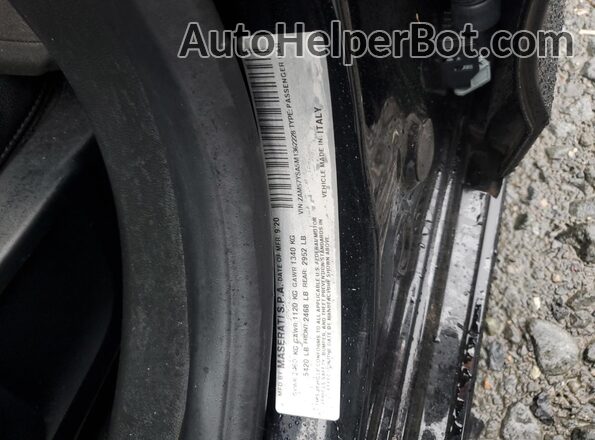 ZAM57YSA5M1362228 2021 MASERATI GHIBLI Черный Вид наклейки с VIN-кодом