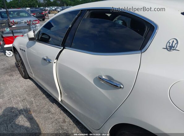 ZAM57YSL3K1312748 2019 MASERATI GHIBLI White Widok z przodu