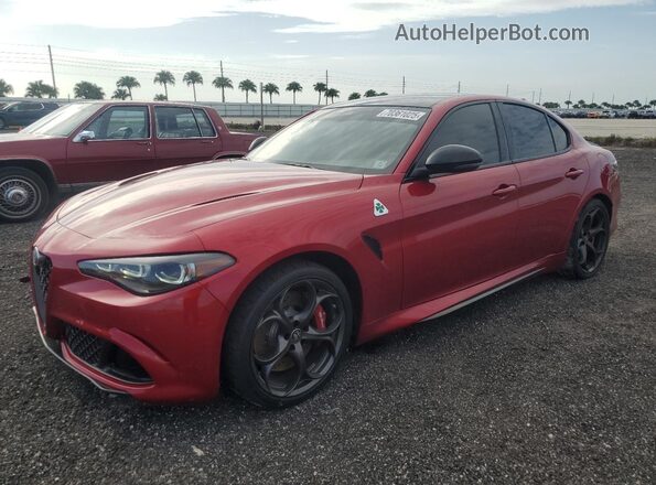 ZARFAMEV2R7688970 2024 ALFA ROMEO GIULIA Red Przód lewy
