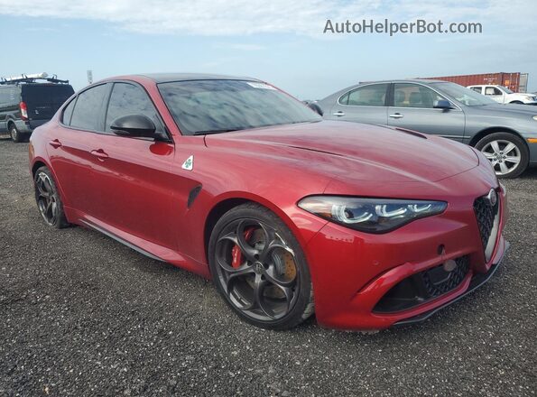 ZARFAMEV2R7688970 2024 ALFA ROMEO GIULIA Red Przód prawy