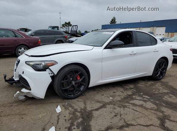 ZARFANBN3L7637706 2020 ALFA ROMEO GIULIA White წინა მარცხენა ხედი სამი მეოთხედიდან