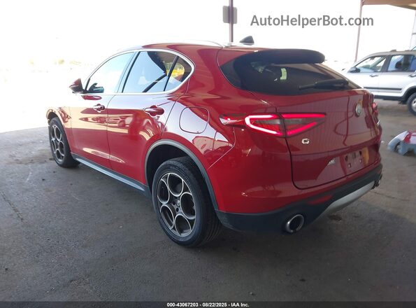 ZASFAKBN2J7B79671 2018 ALFA ROMEO STELVIO Red Задня ліва чверть