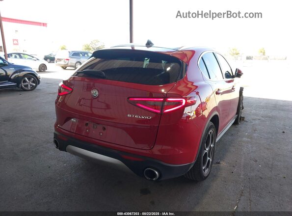 ZASFAKBN2J7B79671 2018 ALFA ROMEO STELVIO Red Задня права чверть
