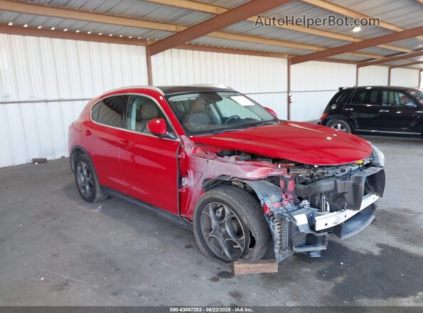ZASFAKBN2J7B79671 2018 ALFA ROMEO STELVIO Red Передня права чверть